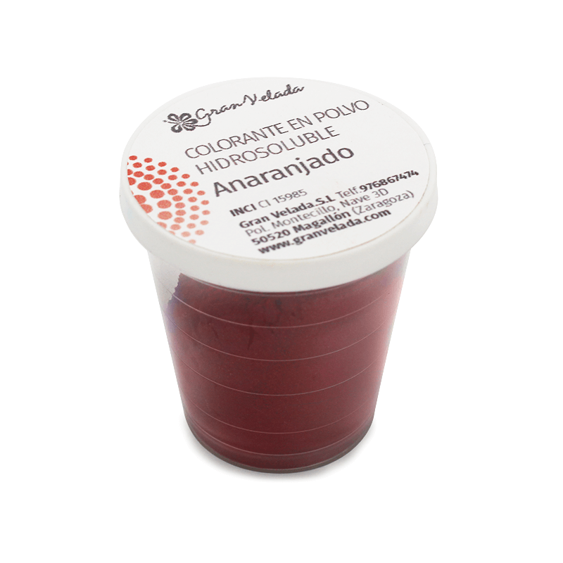 Colorante Polvo Hidrosoluble Anaranjado CI 15985 Colorante Polvo Hidrosoluble Anaranjado CI 15985
