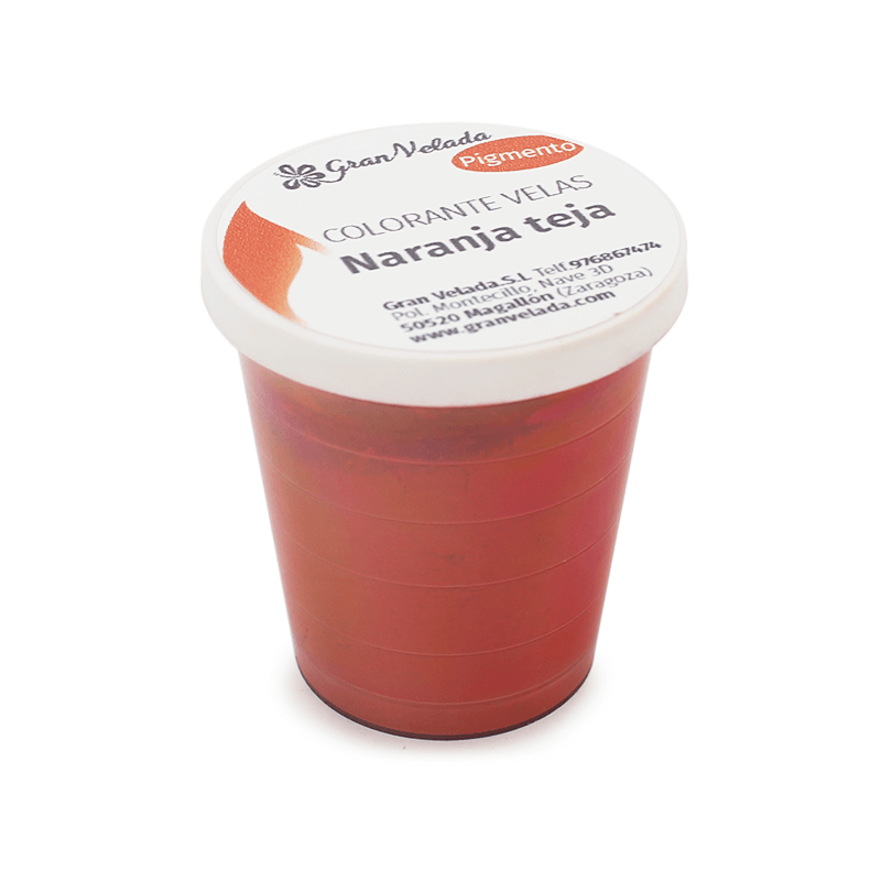 Colorante velas pigmento naranja teja Colorante velas pigmento naranja teja