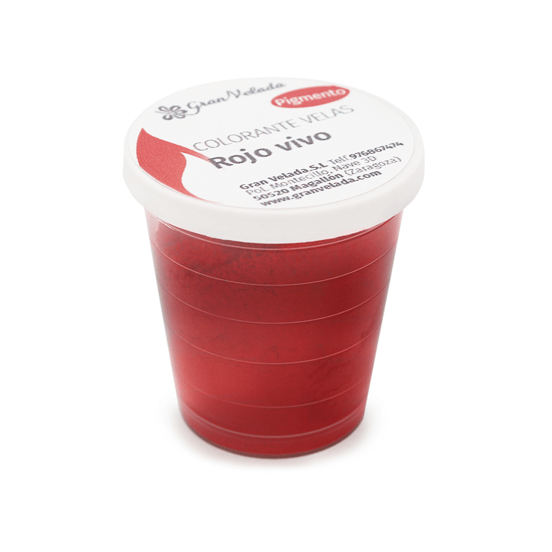 Corante para velas pigmento vermelho intenso Corante para velas pigmento vermelho intenso