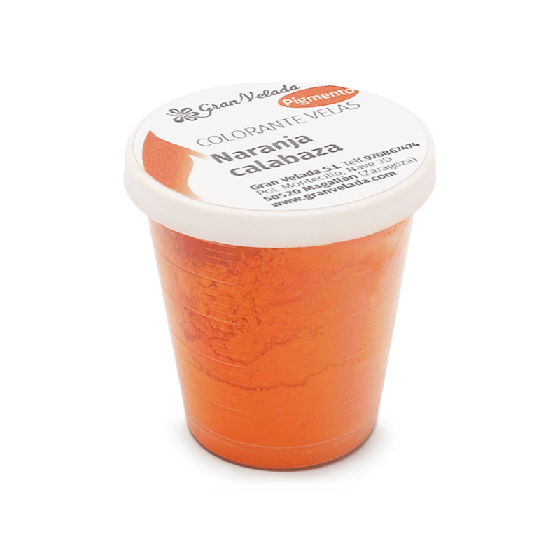 Colorante para velas naranja calabaza pigmento Colorante para velas naranja calabaza pigmento