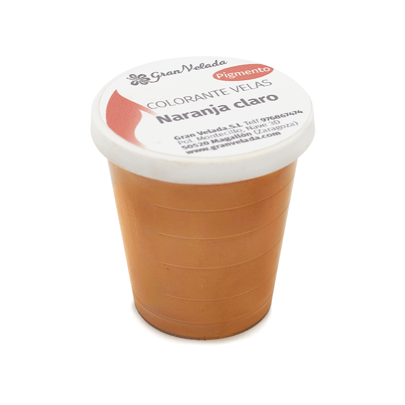 Corante para velas pigmento laranja claro Corante para velas pigmento laranja claro