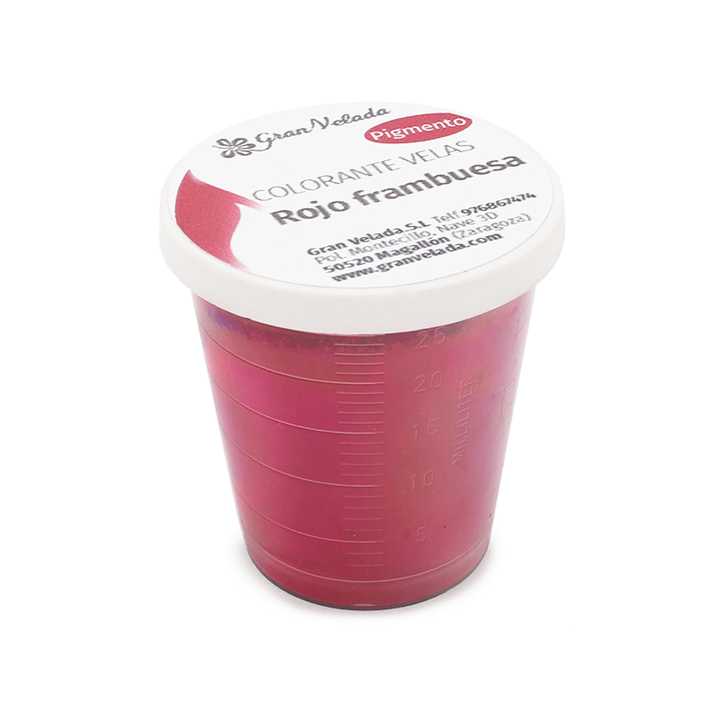 Corante para velas, pigmento frambuesa Corante para velas, pigmento frambuesa