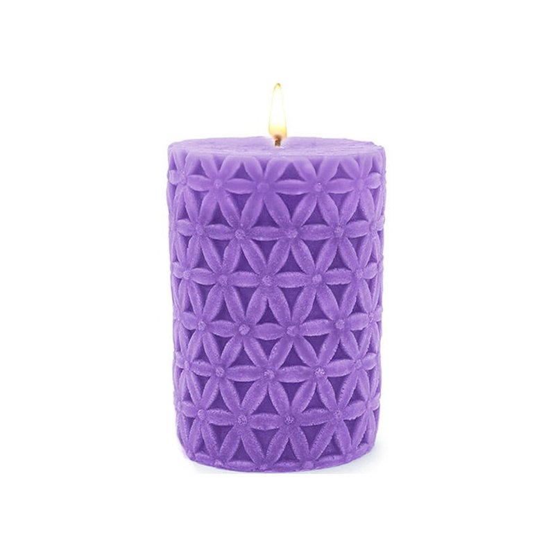 Formas para velas decorativas com flores Formas para velas decorativas com flores