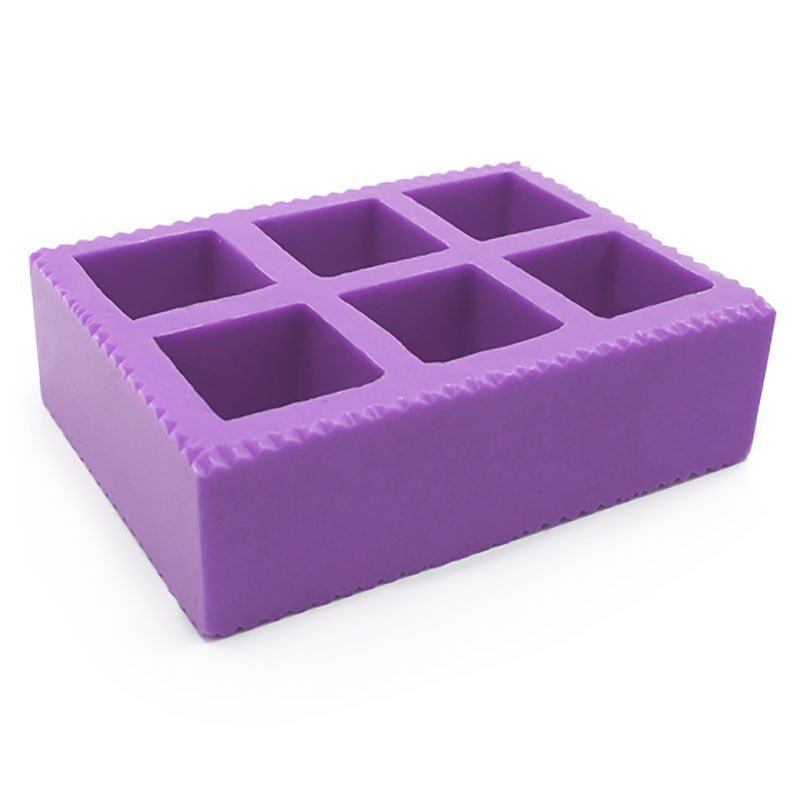 Molde de silicone, 6 cubos. Para fazer sabonetes e manualidades. Molde de silicone, 6 cubos. Para fazer sabonetes e manualidades.