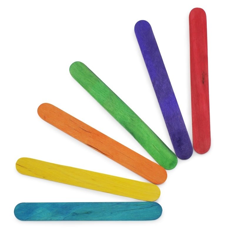 Conjunto de palitos pintados para artesanato Conjunto de palitos pintados para artesanato
