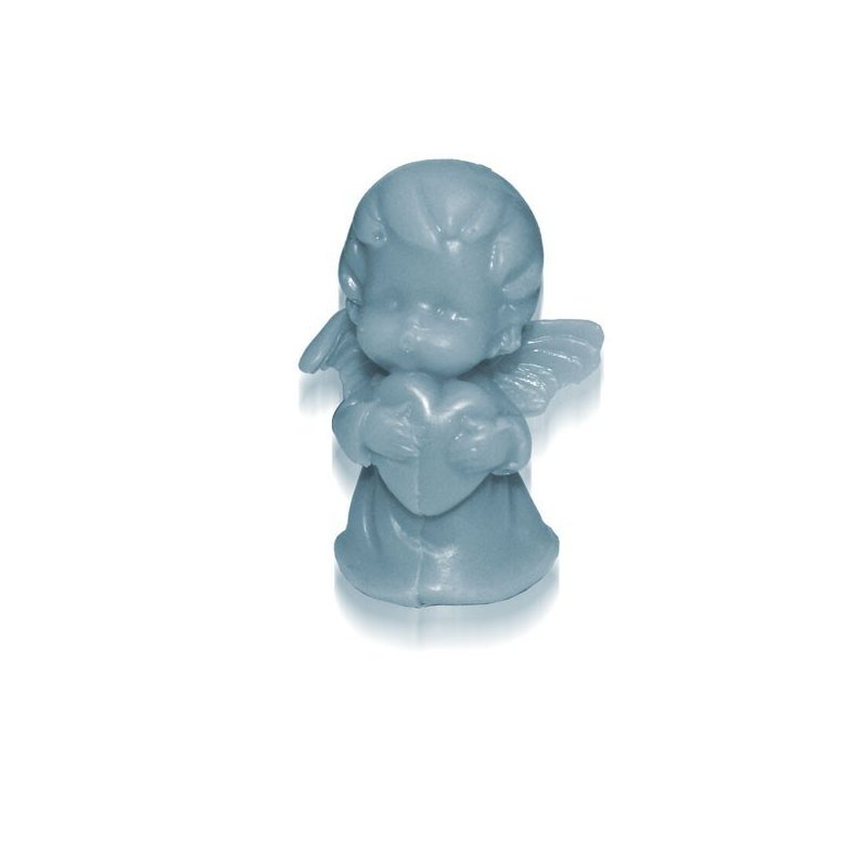 Angelito con corazón, molde para hacer jabones Angelito con corazón, molde para hacer jabones