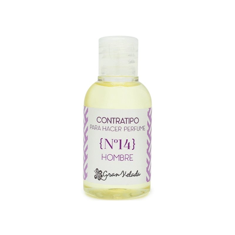 Contratipo de Homem nº 14 para fazer perfume. Contratipo de Homem nº 14 para fazer perfume.