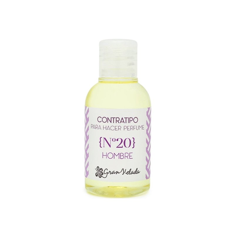 Contratipo de homem nº 20 para fazer perfumes Contratipo de homem nº 20 para fazer perfumes