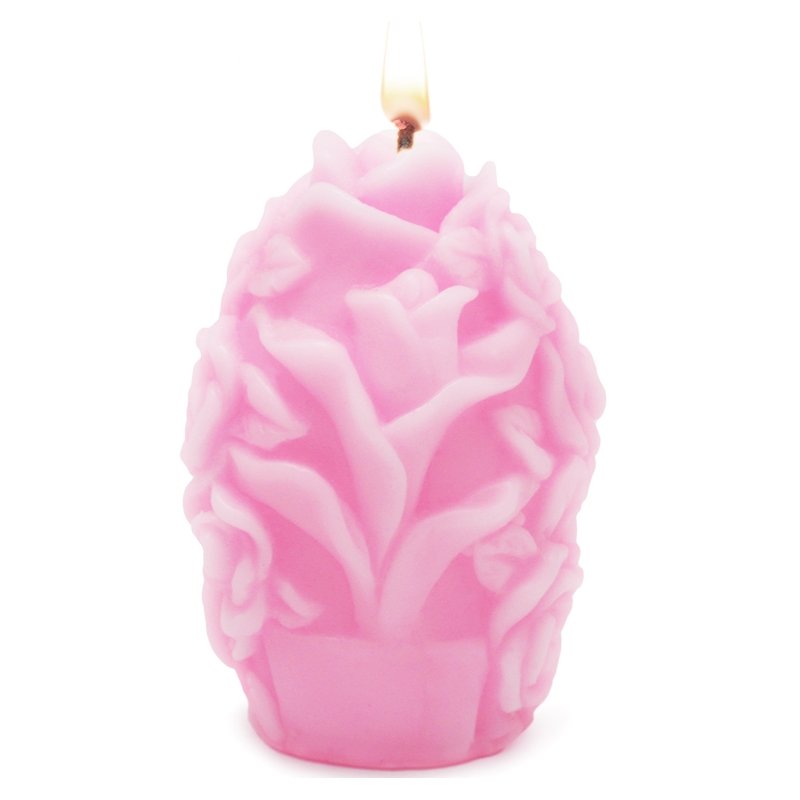 Molde para velas rosas talhadas Molde para velas rosas talhadas