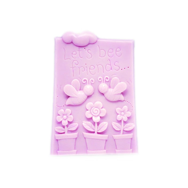 Molde para fazer velas retangulares abelinhas Bee friends Molde para fazer velas retangulares abelinhas Bee friends