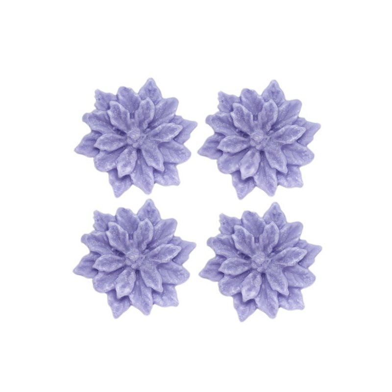 Molde jabon 4 Flores de Pascua Molde jabon 4 Flores de Pascua