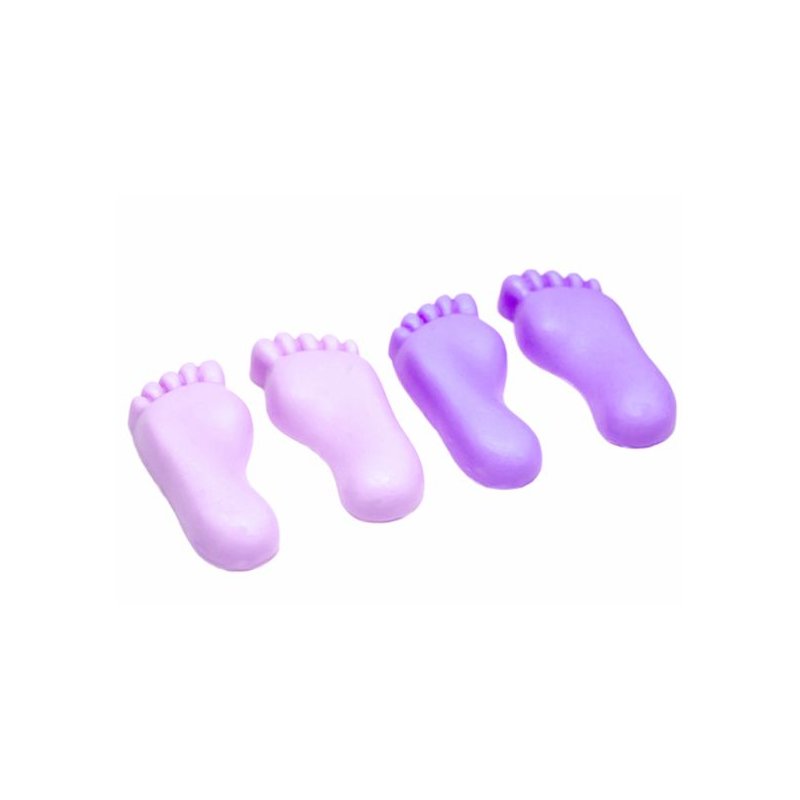Molde de Silicona Pies, 2 pares Molde de Silicona Pies, 2 pares