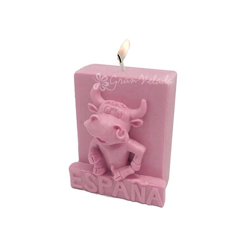 Molde de velas para lembranças ou souvenir, Espanha Molde de velas para lembranças ou souvenir, Espanha