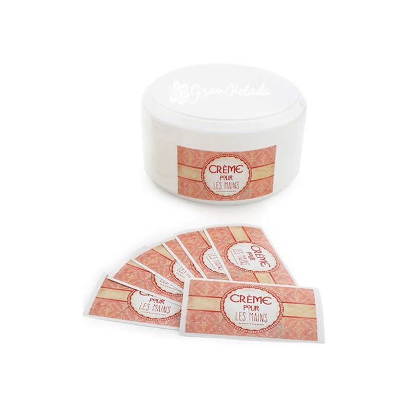 Etiquetas,Ccreme Pour Les Mains, Laranja Etiquetas,Ccreme Pour Les Mains, Laranja