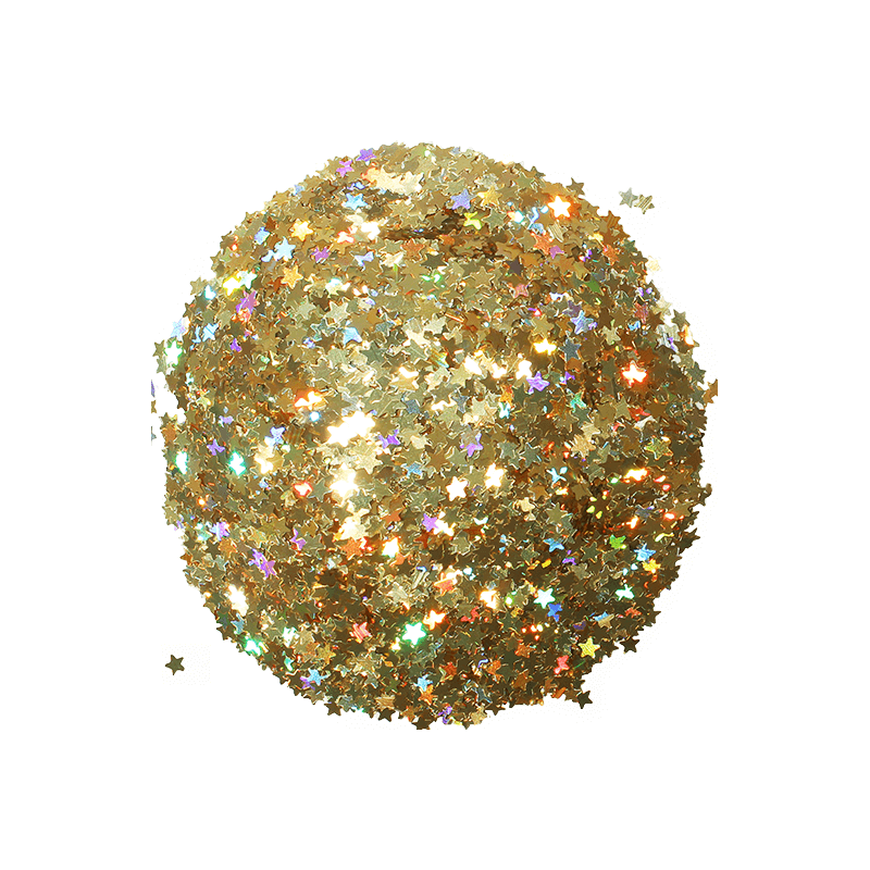 Estrellitas doradas holograficas Estrellitas doradas holograficas