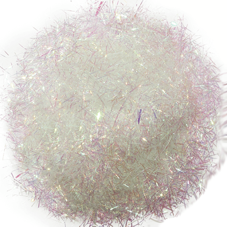 Purpurina em fibras íris