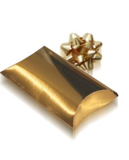 Caja Sobre de regalo automontable Dorada.