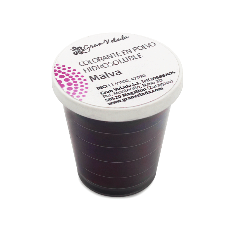 Colorante malva hidrosoluble en polvo Colorante malva hidrosoluble en polvo