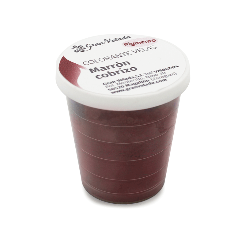Corante para velas pigmento castanho cobre Corante para velas pigmento castanho cobre