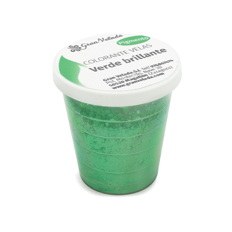 Corante para velas pigmento verde brilhante Corante para velas pigmento verde brilhante