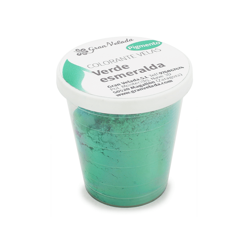 Colorante velas pigmento verde esmeralda Colorante velas pigmento verde esmeralda