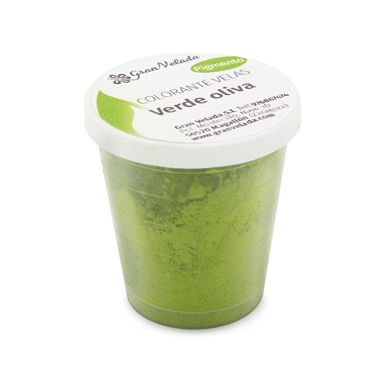 Corante para velas pigmento verde azeitona Corante para velas pigmento verde azeitona