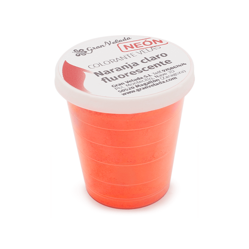 Colorante velas naranja neon pigmento Colorante velas naranja neon pigmento