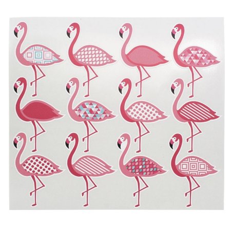 Adesivos de flamingos