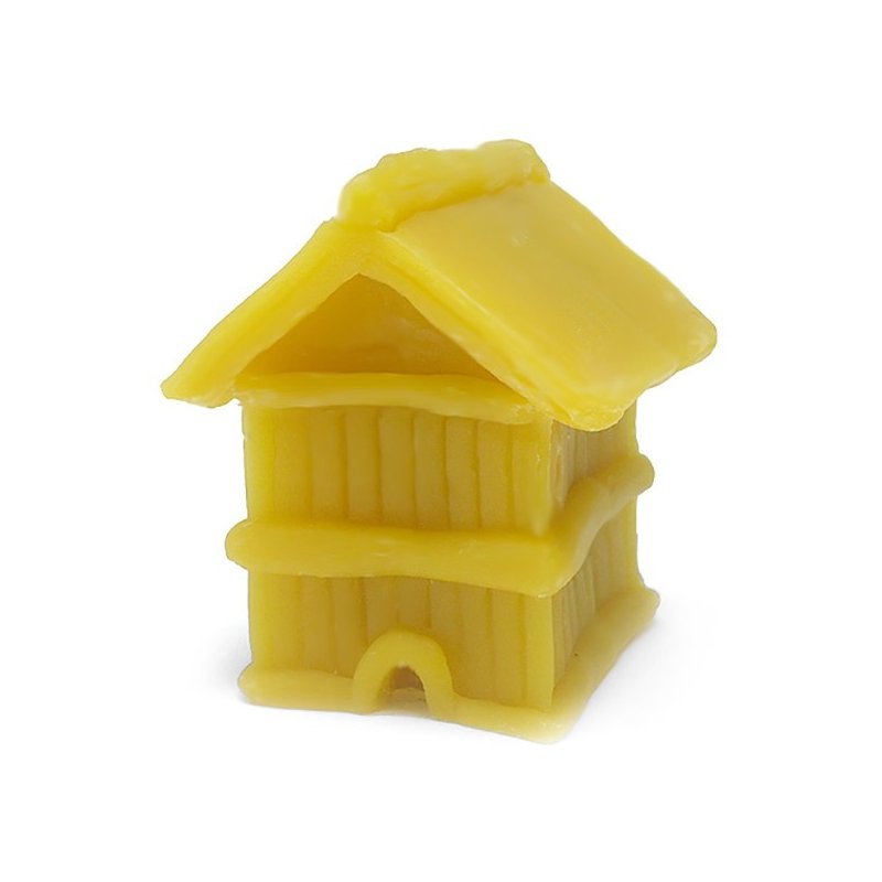 Molde vela Cera de Abeja Casita cuadrada Molde vela Cera de Abeja Casita cuadrada