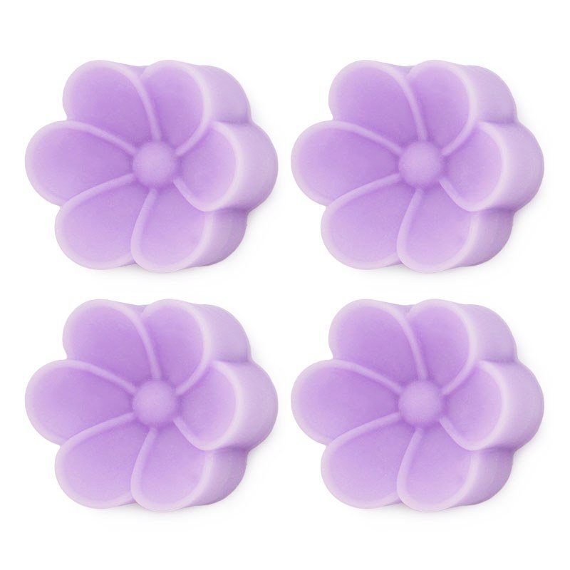 Molde 4 flores grandes Molde 4 flores grandes