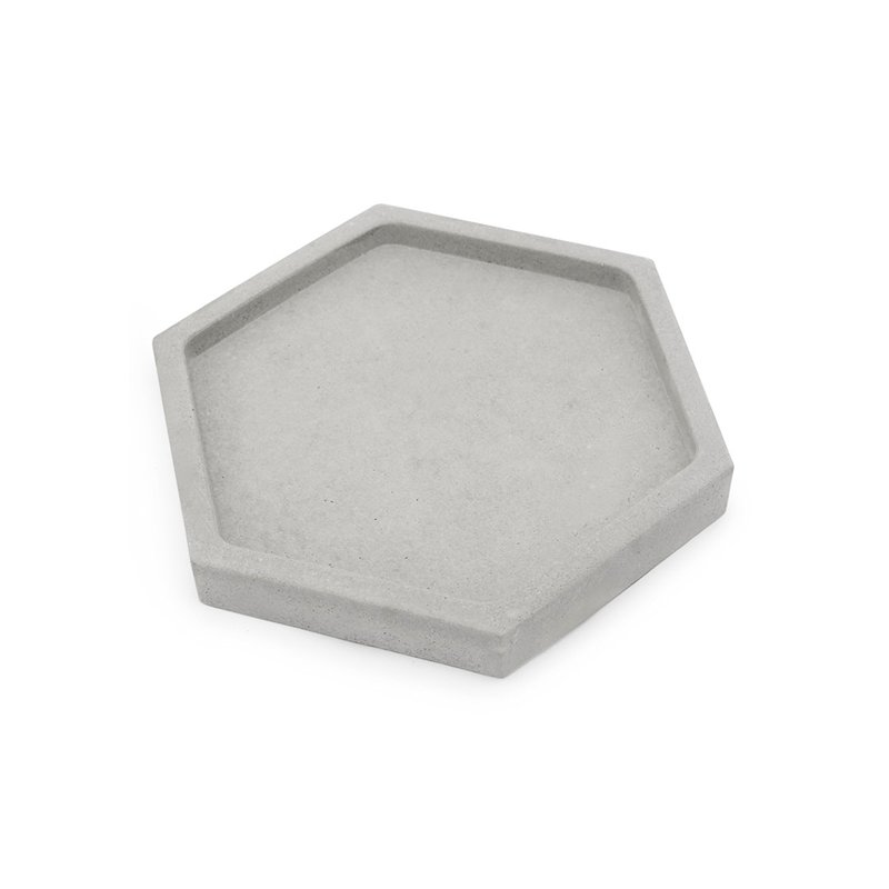 Jabonera de cemento hexagonal Jabonera de cemento hexagonal