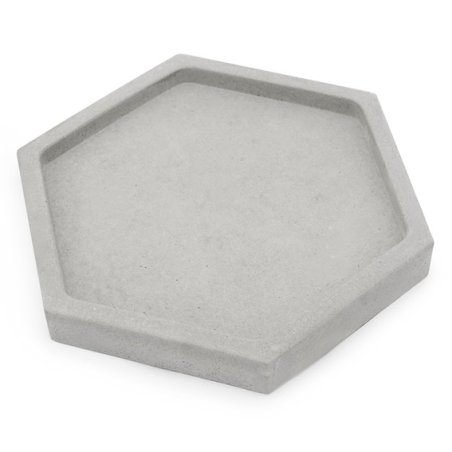 Saboneteiras de cimento hexagonal