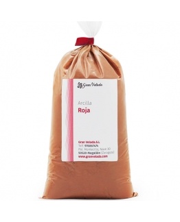 Arcilla roja cosmetica