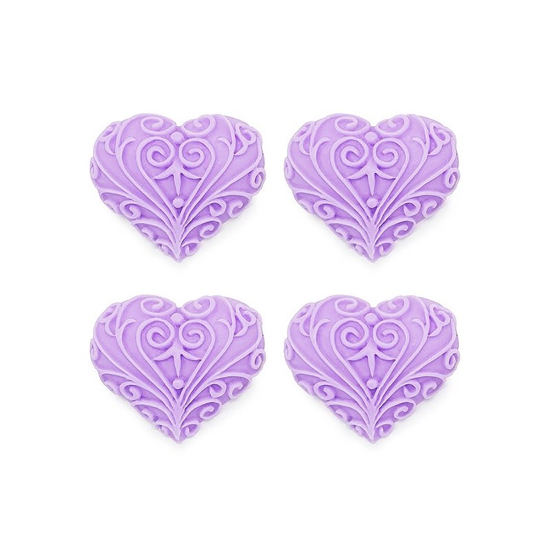 Moldes de corazones decorados Moldes de corazones decorados
