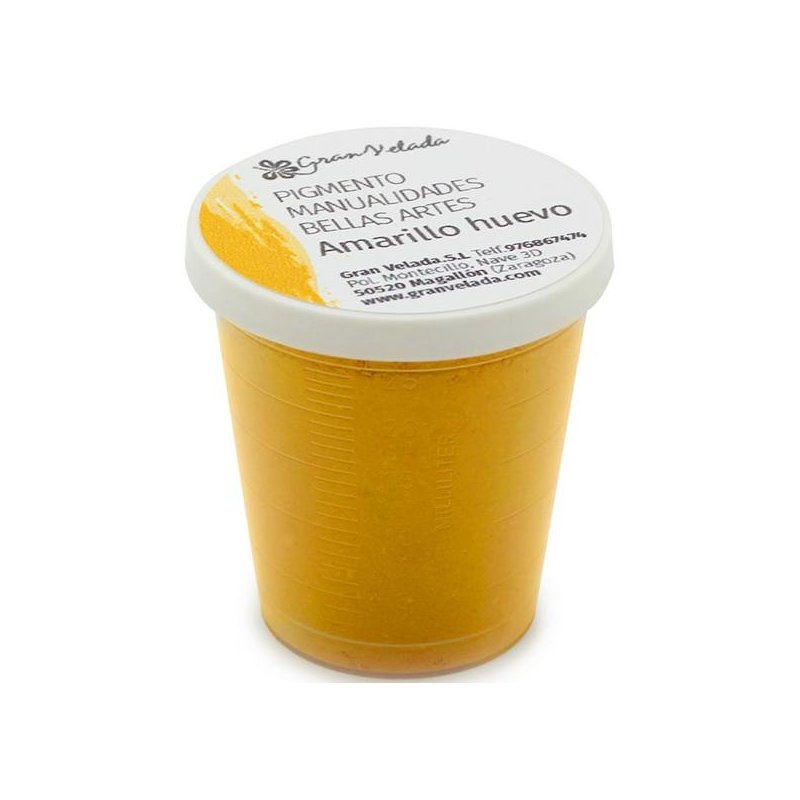 Pigmento para manualidades, color amarillo huevo Pigmento para manualidades, color amarillo huevo