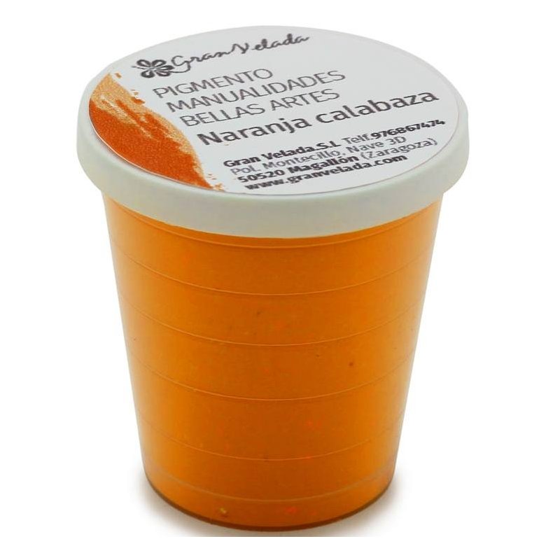 Pigmento naranja calabaza para manualidades Pigmento naranja calabaza para manualidades
