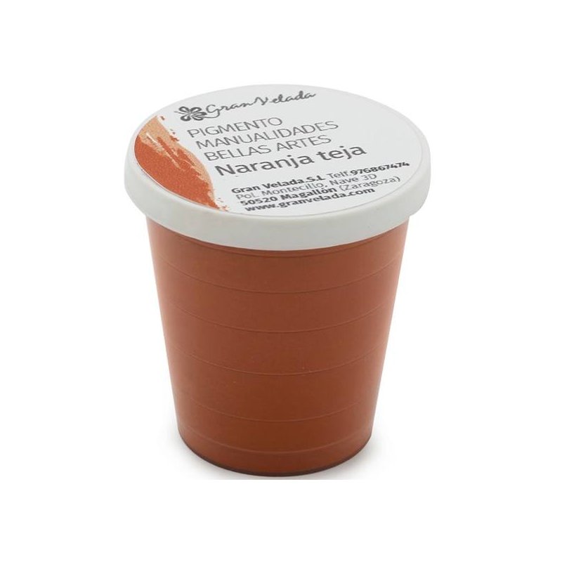 Pigmento laranja telha para artesanatos Pigmento laranja telha para artesanatos