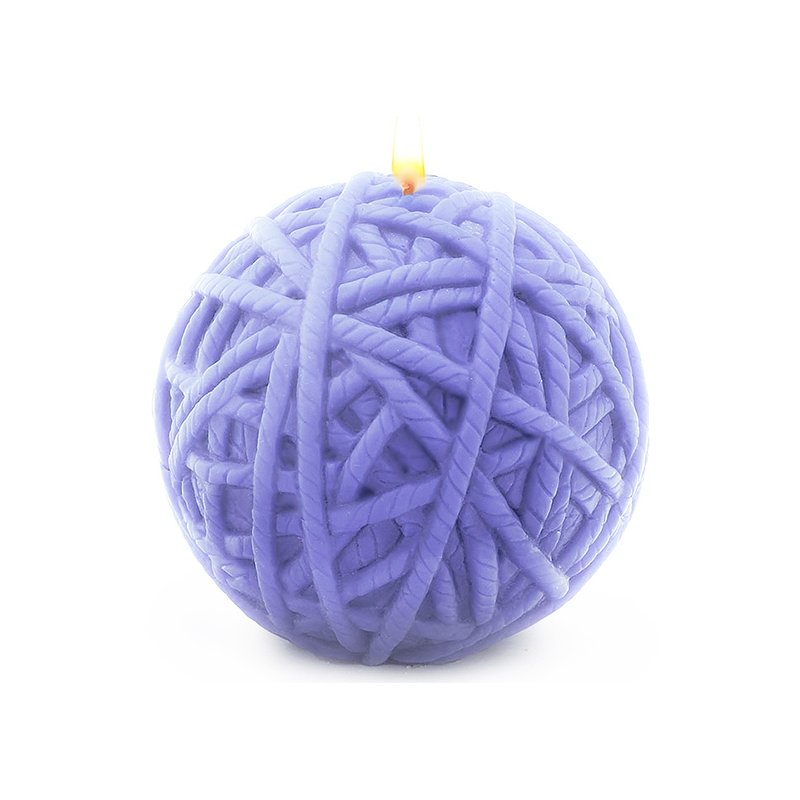 Molde para fazer velas Novelo de Lã redondo Molde para fazer velas Novelo de Lã redondo