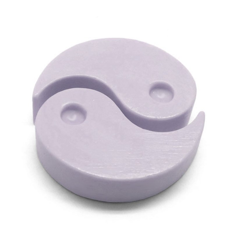 Molde de silicona para hacer jabones Yin yang Molde de silicona para hacer jabones Yin yang