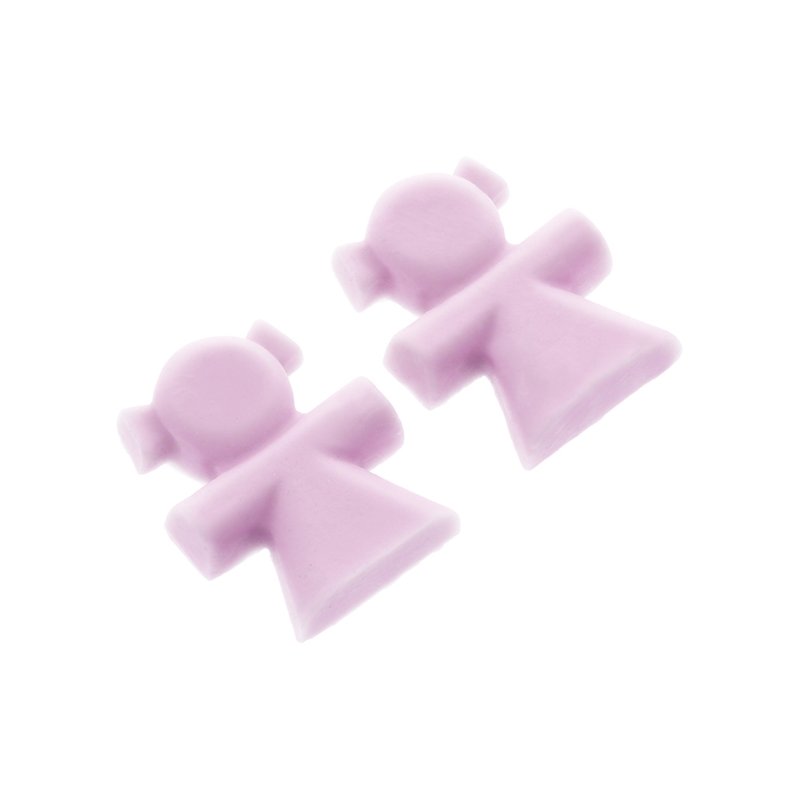 Molde Plástico Meninas (Molde para 2 Sabonetes)