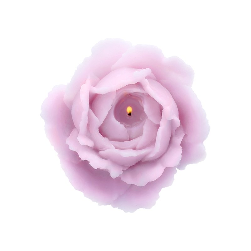 Molde p/ fazer velas "Rosa Clássica" 11 cm. Molde p/ fazer velas