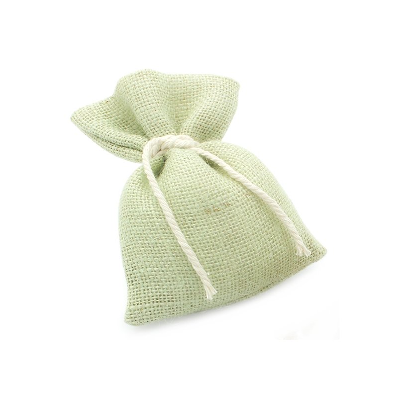 Saquinhos de serapilheira Verde com Cordão de Algodão 10 x 16 cm. Saquinhos de serapilheira Verde com Cordão de Algodão 10 x 16 cm.