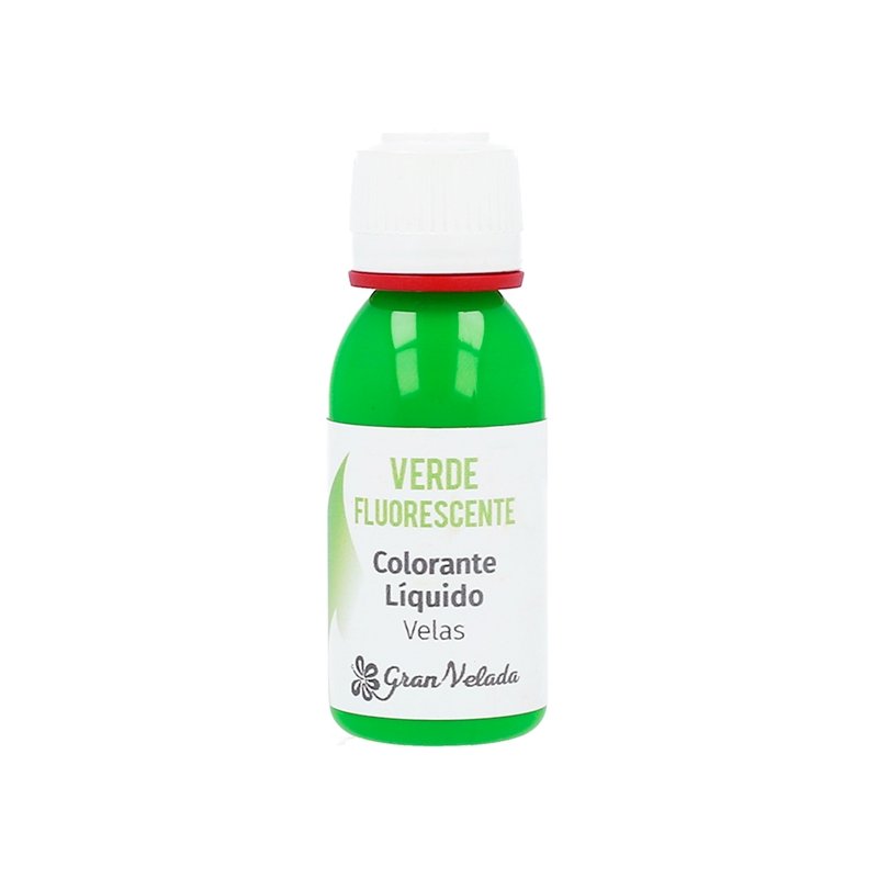 Colorante liquido velas verde fluorescente Colorante liquido velas verde fluorescente