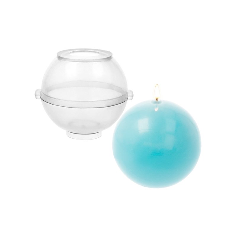 Molde transparente redondo para velas 10 cm Molde transparente redondo para velas 10 cm