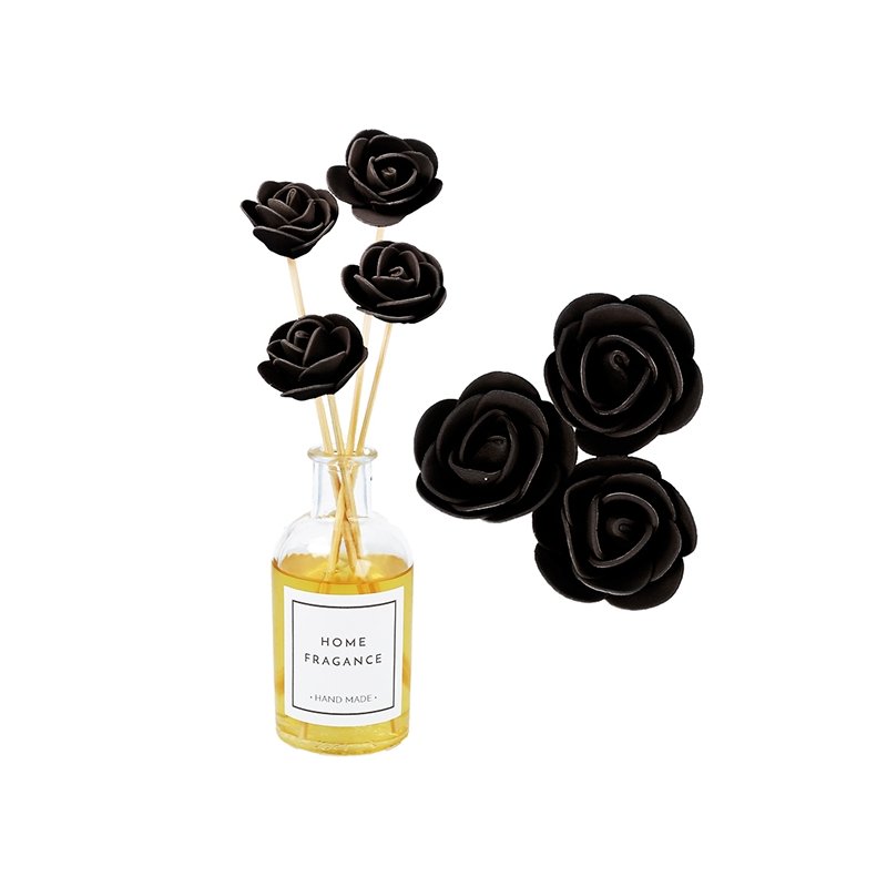 Varetas mikado com flor preta Varetas mikado com flor preta