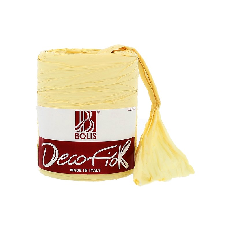 Fita decofiok cor baunilha Fita decofiok cor baunilha