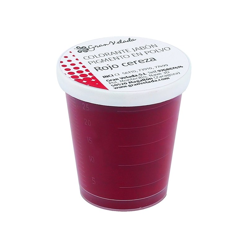 Pigmento jabon rojo cereza en polvo Pigmento jabon rojo cereza en polvo