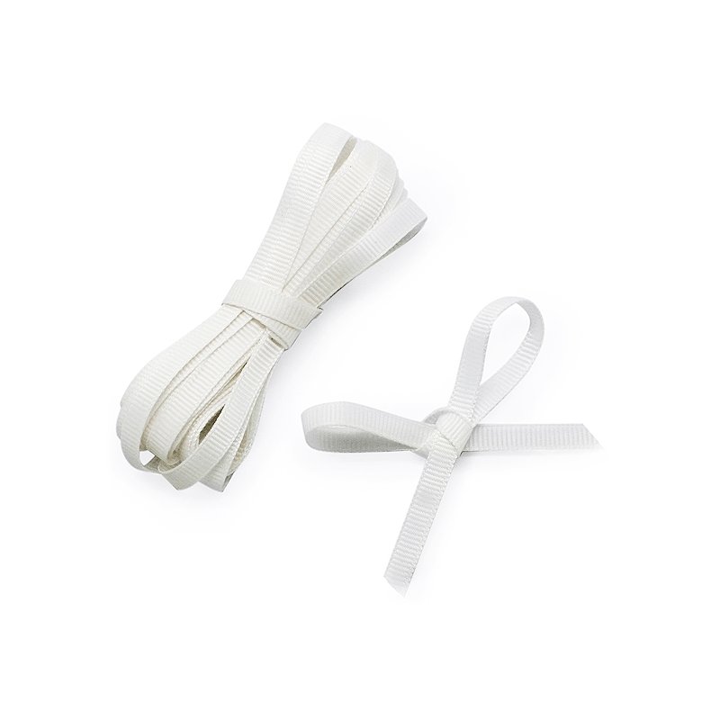 Fitas grosgrain branca Fitas grosgrain branca