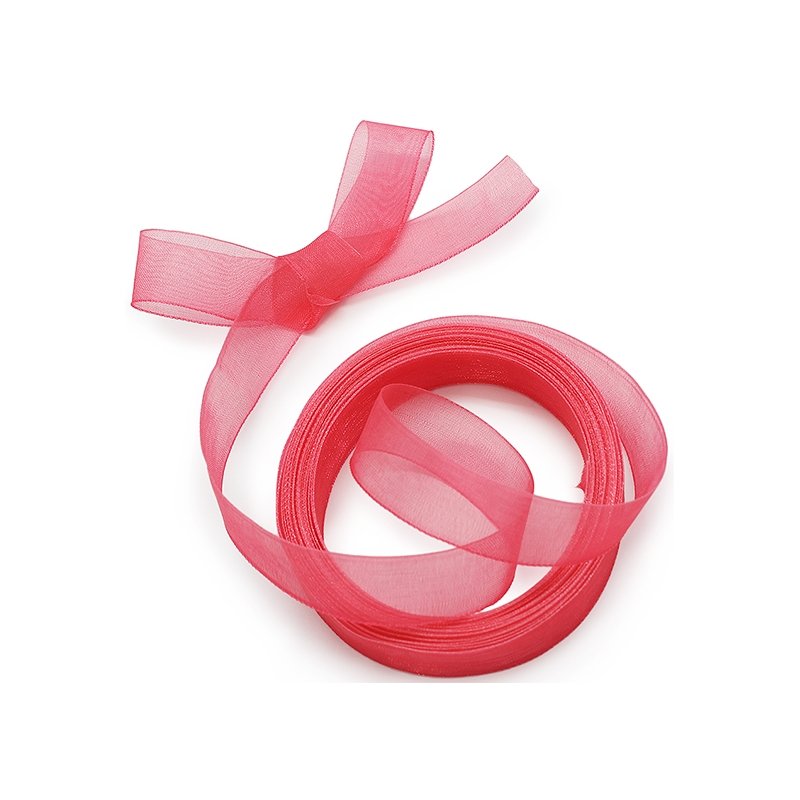 Cinta de organza coral Cinta de organza coral