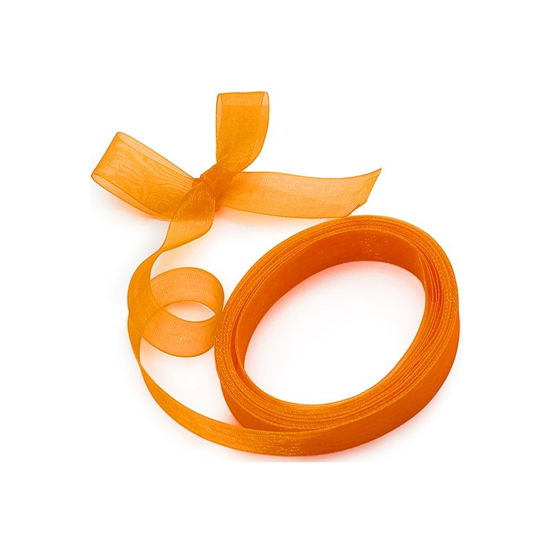 Fita de organza laranja Fita de organza laranja